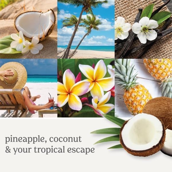 Yankee Candle Scent Plug Refill, Coconut Beach (Pack of 6)
