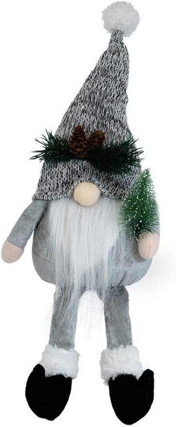 Boston International Christmas Tabletop Gnome Figurine, 5.5 x 12-Inches, Grayson