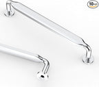 Asidrama 10 Pack 5 Inch(128mm) Polished Chrome Kitchen Cabinet Handles, Cabinet Pulls Kitchen Cabinet Hardware for Cupboard Drawer Pulls