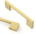 Asidrama 10 Pack 3.75 Inch(96mm) Brushed Gold Kitchen Cabinet Handles, Cabinet Pulls Kitchen Cabinet Hardware for Cupboard Drawer Pulls