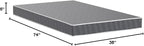 AC Pacific 6-Inch Water-Resistant High-Density Foam Mattress Made in USA with Stylish Diamond-Quilted Breathable Fabric, Distributes Weight Evenly, Twin Deluxe, Navy Blue