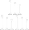 Candlestick Holders White, 9 Packs Taper Candle Holder for Candlesticks, Candle Sticks Holder Decor for Home Decor