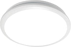 Homewerks 7141-50 Bathroom Fan Integrated LED Light Ceiling Mount Exhaust Ventilation 0.7 Sones 50 CFM, White