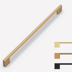 6 Pack Champagne Bronze Cabinet Pulls - 11.3 Inch Cabinet Handles - Wardrobe & Kitchen Pulls