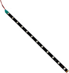 DC 12V Waterproof 1Ft 12 LED Strip Underbody Light with 6 inches Wires for Motor (Green,Pack of 6)