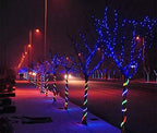 33ft LED Rope Lights, 110V 2 Wire Connectable Blue Rope Lights Outdoor, 240 LED Waterproof Blue Rope Christmas Lights for Deck, Patio, Pool, Camping, Halloween Decorations