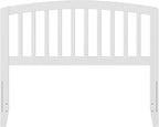 AFI Richmond Full Size Headboard with Attachable Charger in White