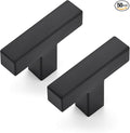 JOY DECOR 50 Pack Cabinet Knobs, Black Cabinet Handles, 2 Inch Kitchen Knobs, Single Hole Drawer Hardware for Dresser Drawers