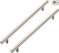 JOY DECOR 30 Pack Cabinet Handles, Brushed Nickel Cabinet Pulls, 8-3/4 in Hole Center Kitchen Cabinet Handles, Stainless Steel T Bar Handles for Dresser Drawers