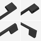 6 Pack Matte Black Cabinet Pulls 15 Inch Cabinet Handles Kitchen Cabinet Hardware Kitchen Handles for Cabinets Black Wardrobe Pulls Drawer Handle