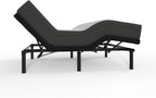Blissful Nights e3 Twin XL Adjustable Bed Base Frame with 10" Medium Firm Gel Infused Memory Foam Mattress