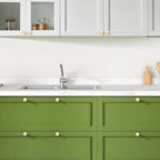 Ravinte 15 Pack Cabinet Knobs Sandy Gold Kitchen Cabinet Knobs Round Dresser Drawer Pulls Closet Door Pulls 1-1/5 Inch