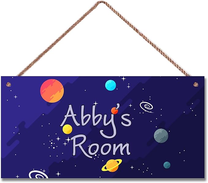 Personalized Universe Sign Wall Decor For Kids Room Stars Decoration Nursery Decor Space Party Decorations Space Theme Decor For Boys Bedroom Little Man Cave