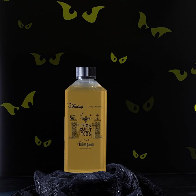Aroma360|Disney | Tomb Sweet Tomb Oil Blend | Haunted Mansion Inspired Diffuser Oil | Aromatherapy Scent Diffuser Oil | Cinnamon, Tonka and Bergamot 16.9 fl oz, 500 mL