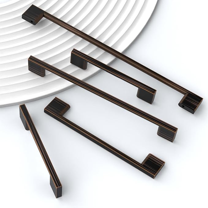 6 Pack Oil Rubbed Bronze Cabinet Pulls 15 Inch Handles for Kitchen Cabinets Hardware Wardrobe Bronze Pulls