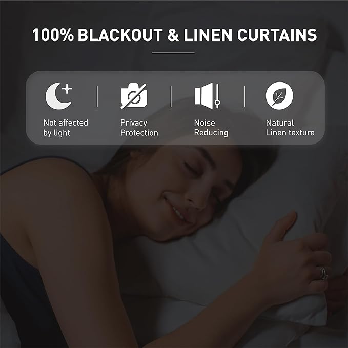 KangBang 60 Inch Wide Blackout Curtains for Living Room, Warm Light Grey Black Out Curtains Thermal Insulated Window Treatment Energy Efficient Drapes 60 by 108 Inches Length,2 Panels Set