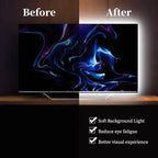 iNextStation USB COB LED Strip Light, 6.6ft 2M 5V 640LEDs 6000K Cold White USB LED Strips Dimmable CRI 93+ Flexible LED Tape Lights for TV Backlight, Under Cabinet, Mirror, Wardrobe, Home Decor