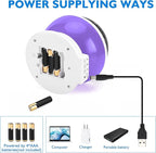 Night Light for Kids, Toys for 3 4 5 6 7 8 Year Old Boys Girls, Star Projector 360 Degree Rotation - 4 LED Bulbs 12 Light Color Changing with USB Cable, Romantic Gifts for Men Women Children