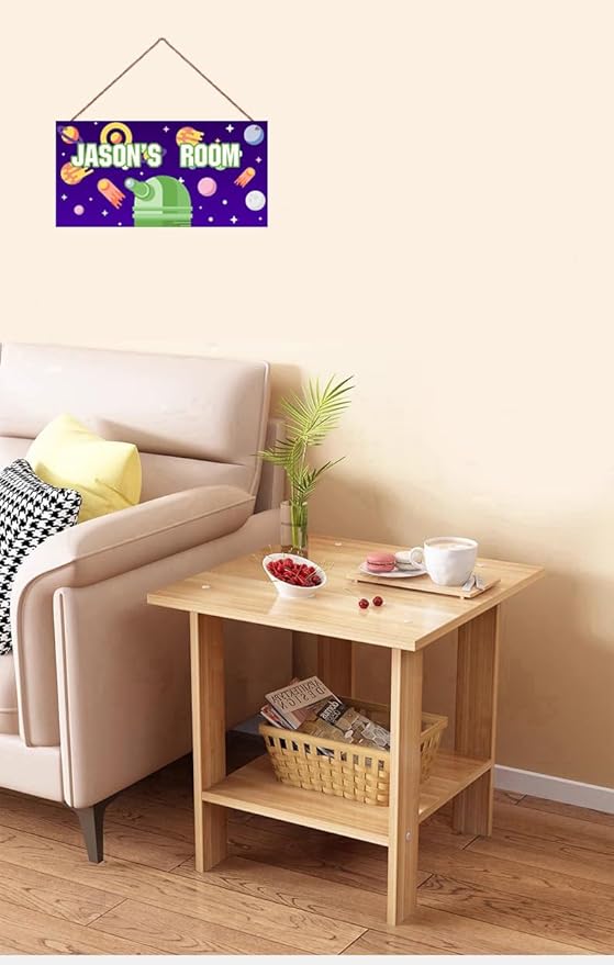 SLWEJQHA Personalized Sign Outer Space Room Décor For Little Man Cave, Cartoon Universe Art Print Wall Art Décor For Boys Room Decorations, Stars Picture Posters For Kids Bedroom Nursery Décor