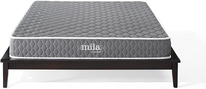 Modway Mila Firm 8" Fiberglass Free Memory Foam Queen Mattress