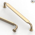 Asidrama 10 Pack 6.3 Inch(160mm) Brushed Brass Kitchen Cabinet Handles, Cabinet Pulls Kitchen Cabinet Hardware for Cupboard Drawer Pulls