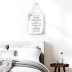 For I Know the Plans I Have for You Jeremiah 29:11 Inspirational Decor Christian Gifts Bible Verse Wall Art Scripture Wooden Hanging Sign for Modern Home Office Wall Art Decoration 8 x 10 Inches