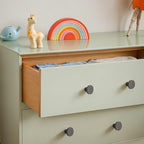 Ravinte 30 Pack Cabinet Knobs Pearl Grey Kitchen Cabinet Knobs Round Dresser Drawer Pulls Closet Door Pulls 1-1/5 Inch