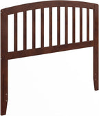 AFI Richmond Full Size Headboard with Attachable Charger in Walnut