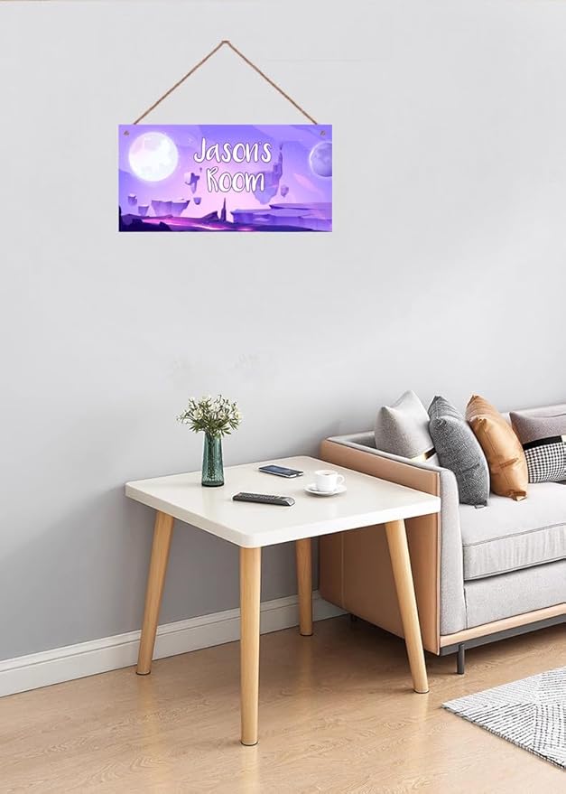SLWEJQHA Personalized Sign Outer Space Room Decor, Inspirational Space Art Print Space Wall Art For Boys Room,Fantasy Picture Posters For Kids Bedroom Nursery Décor For Little Man Cave