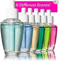 Bath & Body Works 6-Pack Wallflowers Sampler Fragrance Refills, 6 Different Scents, Assorted Colors (Bundle)