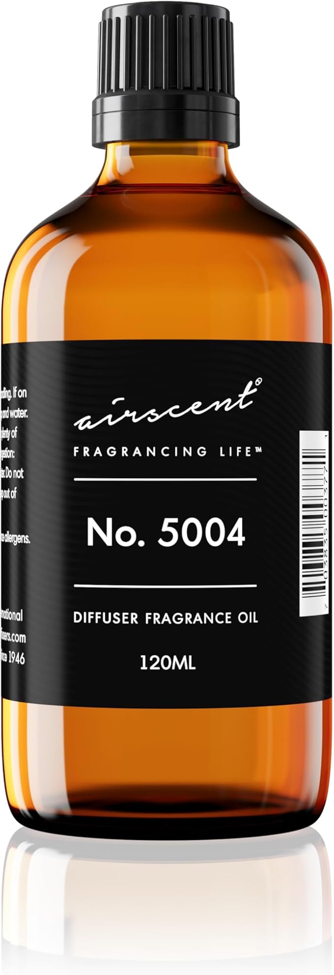 AirScent Fierce-Inspired Diffuser Oil - No. 5004 A and F Perfume Dupe - Premium Fragrance Oil Blend for Ultrasonic and Waterless Diffusers and Crafting - 120 ml, 4 fl oz Glass Bottle with Dropper