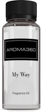 Aroma360 - My Way Fragrance Oil Blend | Hotel Inspired for Luxury Essential Oil Diffusers | Aromatherapy Scent Diffuser Oil | Lush Sandalwood, Warm Cedar, and Delicate Florals. - 120ML