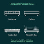 Kin By Tuft & Needle Medium Firm 10" Queen Adaptive Foam Mattress in a Box, Cooling Pressure Relief, Balanced Support, 100 Night Trial, Fiberglass-Free, CertiPUR-US, 10-Year Limited Warranty