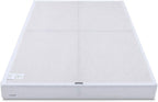 Amazon Basics Smart Box Spring Bed Base, 5-Inch Height Mattress Foundation, Tool-Free Easy Assembly, Twin, 74"L x 38"W x 5"H, White