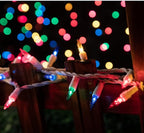 LAMPHOME Easter String Lights, 20FT 100 Count Incandescent Connectable Mini String Lights, Waterproof Easter Decorations for Indoor Outdoor Patio Party Home Garden Yard Decor