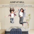 Air Mattress with Built in Pump - Upgraded Twin Blow Up Mattress, 2 Mins Quick Self Inflatable with Double Air Chamber,16"/550lbs Max, Strong Support, for Camping,Home,Guests,Portable Travel
