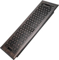 4x14 Inches Heavy Duty Walkable Floor Register - Easy Adjust Air Supply Lever Decorative Floor Vent Covers, Boston Design Vent Covers for Home - Oil Rubbed Bronze