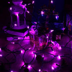 Brizled Purple Halloween Lights, 33ft 100 LED Halloween Lights Outdoor, Connectable Purple String Light 120V UL Certified Christmas Tree Light, Indoor Xmas Light for Xmas Tree Party Home Decorations