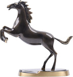Brass Standing Horse Statue, Scandinavian Luxury Office Living Room Decor, Handmade Horse Figurines - For Desktop Coffee Table Shelves Entrance Tables Fireplaces Decor