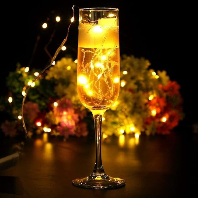 10Ft/30 LEDs Fairy,Starry , String Lights for Indoor&Outdoor Decoration Wedding Home Parties Christmas Holiday, Waterproof,Battery Operated.(Warm White)