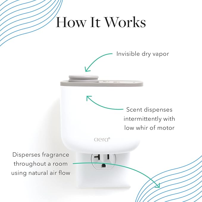 Aera In Bloom Home Fragrance Scent Refill - Plumeria and Jasmine - Works with Aera Diffuser, Limited Edition