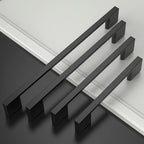 Asidrama 10 Pack 7.5 Inch(192mm) Matte Black Kitchen Cabinet Handles, Cabinet Pulls Kitchen Cabinet Hardware for Cupboard Drawer Pulls