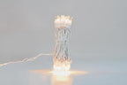Brite Star 100 Count Mini String Christmas Lights, Clear - 22 feet Indoor/Outdoor Christmas Tree Lights with White Wire