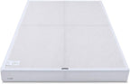 Amazon Basics Smart Box Spring Bed Base, 7-Inch Height Mattress Foundation, Tool-Free Easy Assembly, King, 79"L x 75.5"W x 7"H, White