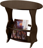 Frenchi Furniture Magazine Table, Dark Cherry