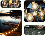 Lampat String Lights, LED 50 Lights Bulb 50Ft G40 Globe String Lights with Bulbs-UL Listd for Indoor/Outdoor Commercial Decor