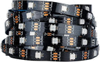 SEZO WS2812B ECO LED Strip Light 16.4FT/5M 30LEDs/m 150Pixels Individually Addressable Programmable 5050SMD Digital RGB Alloy Wires Flexible Dream Color IP30 Non-Waterproof PCB Black DC5V