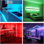 DAYBETTER Led Strip Lights 100 ft Smart with App Remote Control, 5050 RGB for Bedroom, Living Room, Home Decoration, Music Sync Color Changing for Room Party(2 Rolls of 50 ft)