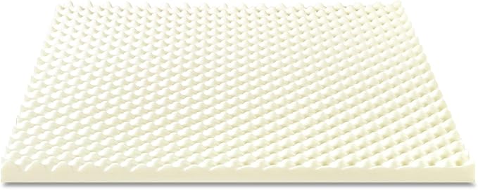 ZINUS 1.25 Inch Copper Cooling Memory Foam Mattress Topper with Airflow Design, Twin