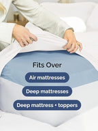 Extra Deep King Sheet Set - 6 Piece Breathable and Cooling Sheets - Hotel Luxury Bed Sheets Set - Easy & Secure Fit - Soft, Wrinkle Free and Comfy Sheets Set - White Sheet Set with Extra Deep Pockets